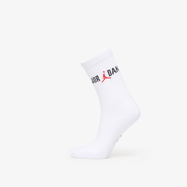  Jordan Everyday Crew Socks 1-pack White/ Black/ University Red Xl 