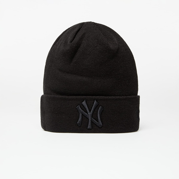  New Era Cap Mlb Essential Cuff Knit New York Yankees Black/ Black Universal 