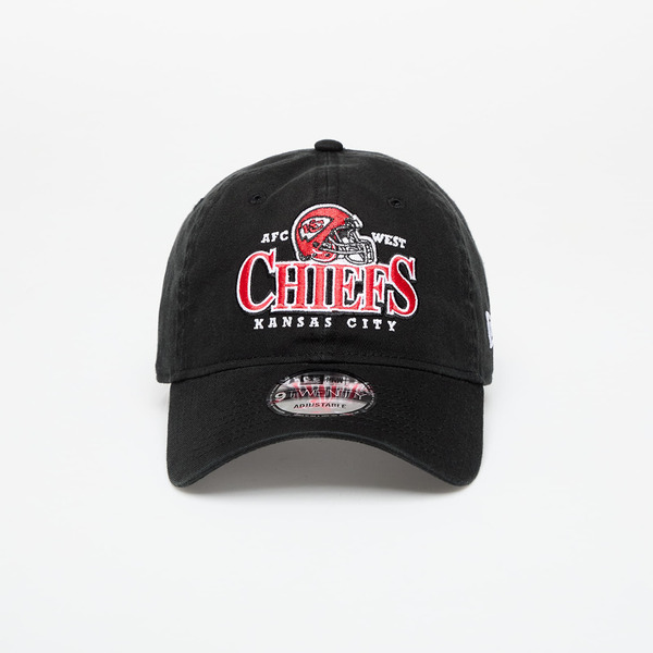  New Era Kansas City Chiefs Helmet 9twenty Adjustable Cap Black Universal 