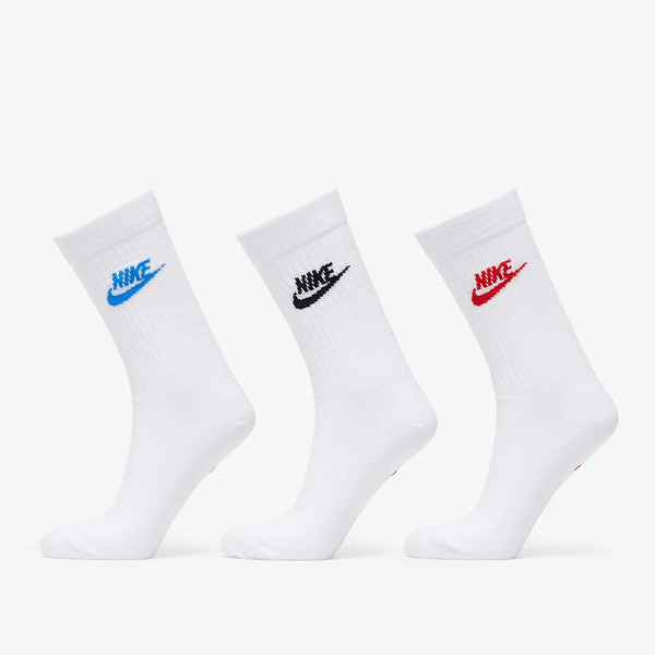  Nike Nsw Everyday Essential Crew Socks 3-pack White Xl 