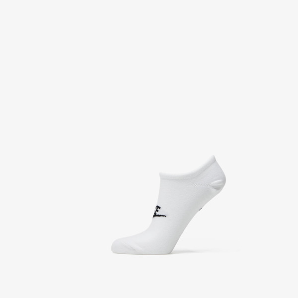  Nike Sportswear Everyday Essential No Show Socks 3-pack White/ Black Xl 
