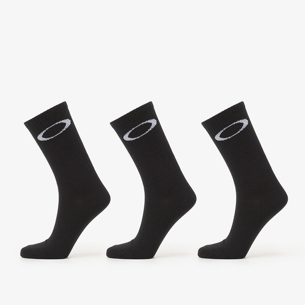  Oakley Ellipse Crew Sock Blackout M 