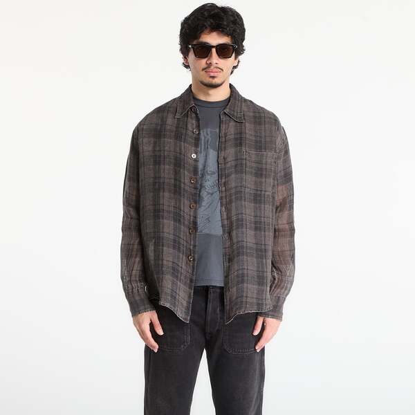  Shirt Our Legacy Above Shirt Penumbra Check Sheercoat Linen 50 