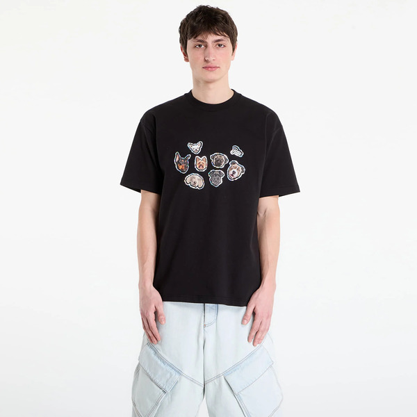  T-shirt Patta Dogs T-shirt Unisex Black Xl 
