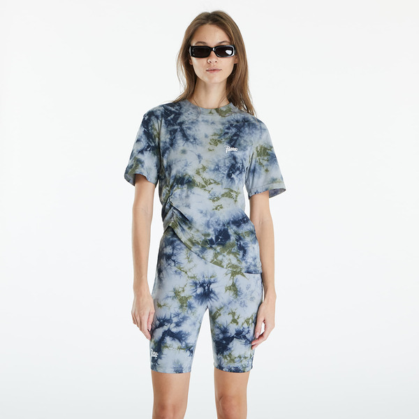 T-shirt Patta Femme Tie Dye Cropped Ruched T-shirt Quarry Xl 
