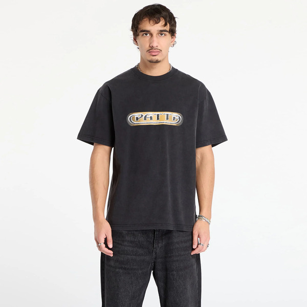  T-shirt Patta Gilded Acid Washed T-shirt Unisex Black Xs 