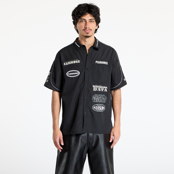  Shirt Pleasures Terror Button Up Black S 