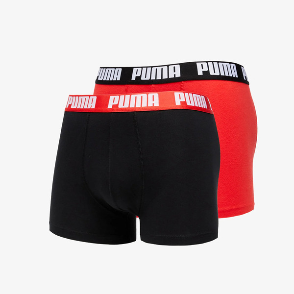  Puma 2 Pack Basic Boxers Red/ Black L 