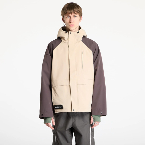  Jacket Reebok Utility Shell Jacket Unisex Tan/ Unearthed Brown L 