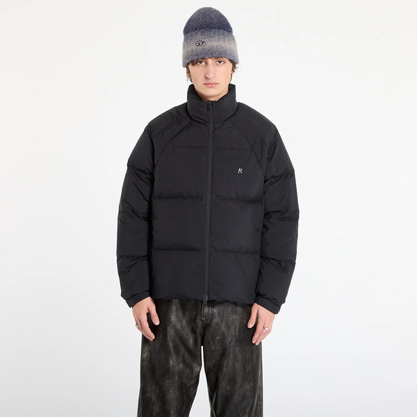  Jacket Represent Funnel Neck Puffer Black Xl 