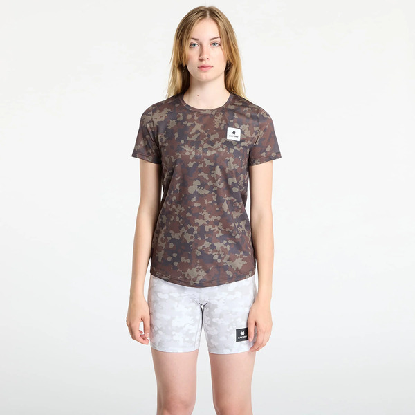  T-shirt Saysky W Camo Combat T-shirt Brown Aop M 
