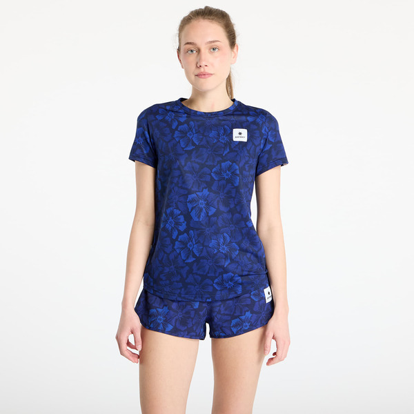  T-shirt Saysky W Flower Combat T-shirt Blue Aop Xs 