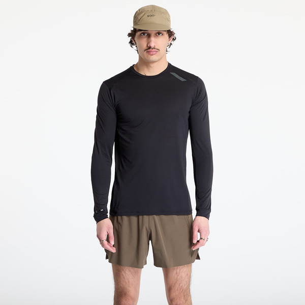  T-shirt Soar Running Men's Longsleeve Tech Tee Black S 