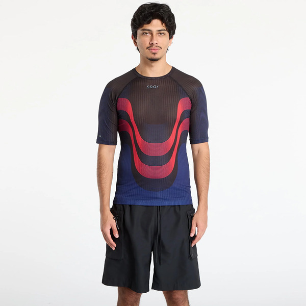  T-shirt Soar Race Tee Black/ Red/navy L 