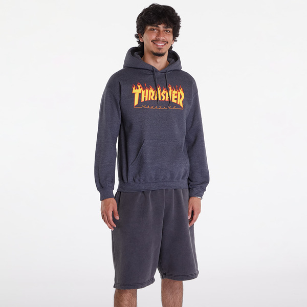  Sweatshirt Thrasher Flame Hoodie Dark Grey M 