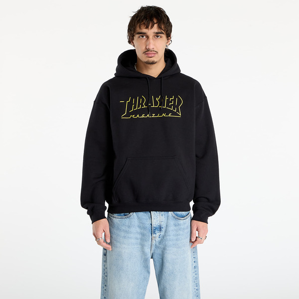  Sweatshirt Thrasher Shadow Mag Logo Hoodie Black M 