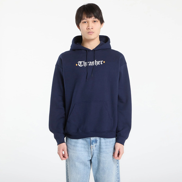  Sweatshirt Thrasher X Spitfire The End Oath Hoodie Navy M 