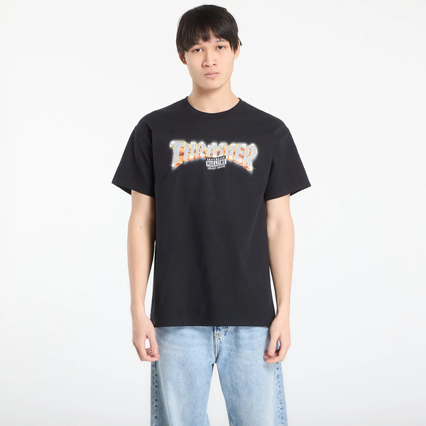  T-shirt Thrasher Explicit T-shirt Black Xl 