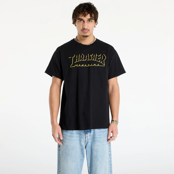  T-shirt Thrasher Shadow Mag Logo T-shirt Black Xl 