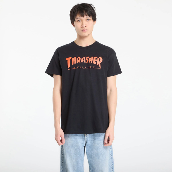  T-shirt Thrasher X Spitfire Big Head Jake T-shirt Black L 