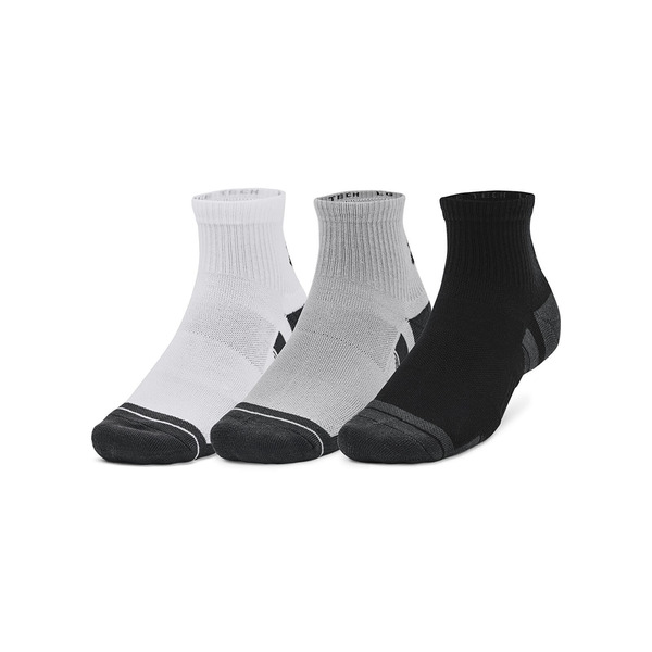  Under Armour Performance Tech 3-pack Qtr Gray L 