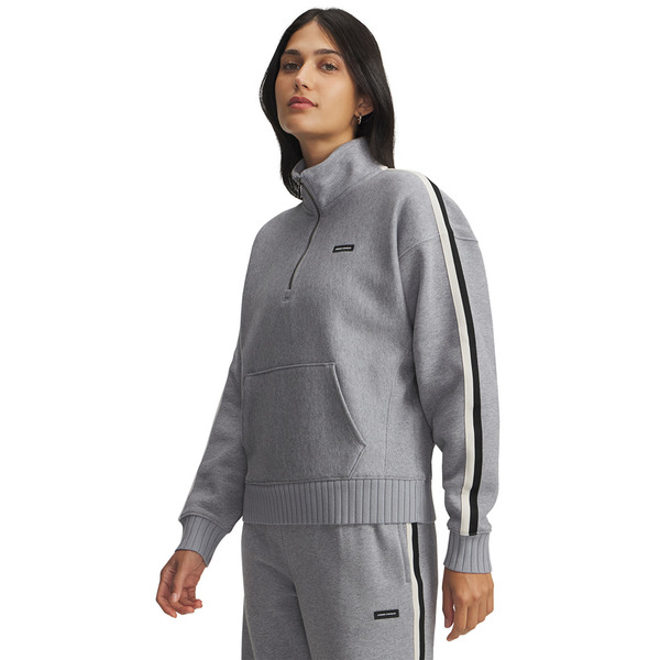  Sweatshirt Under Armour Icon Hwt Fleece Hz Gray M 