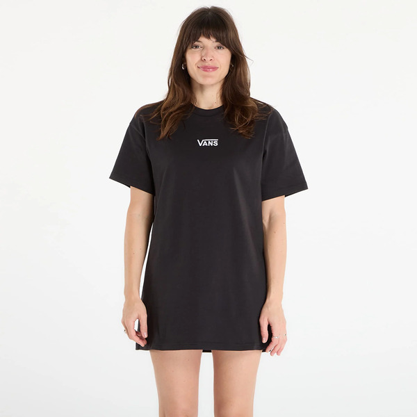  T-shirt Vans Center Vee Tee Dress Black Xs 