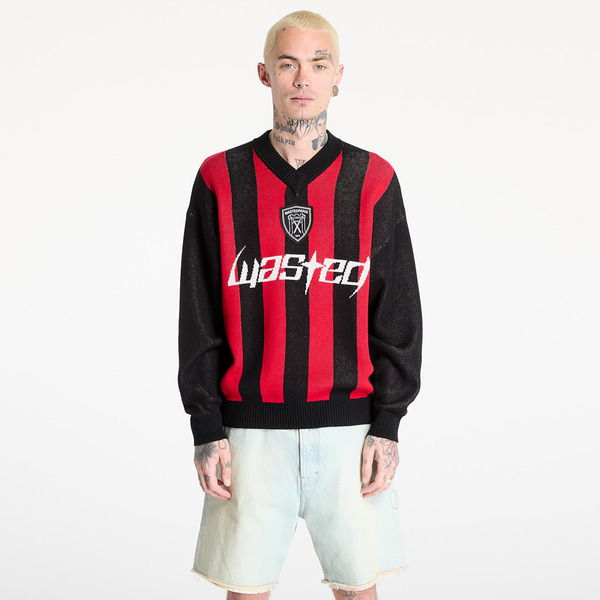  Sweater Wasted Paris M Blade Sweater Black/ Fire Red M 