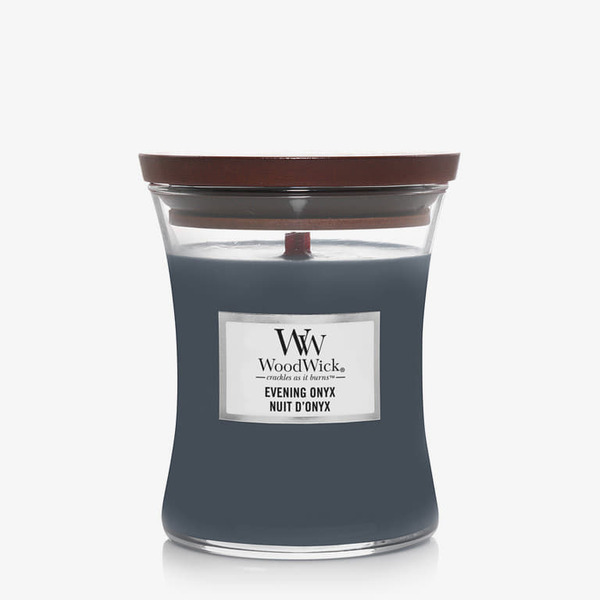  Woodwick Medium Hourglass Candle - Evening Onyx Universal 
