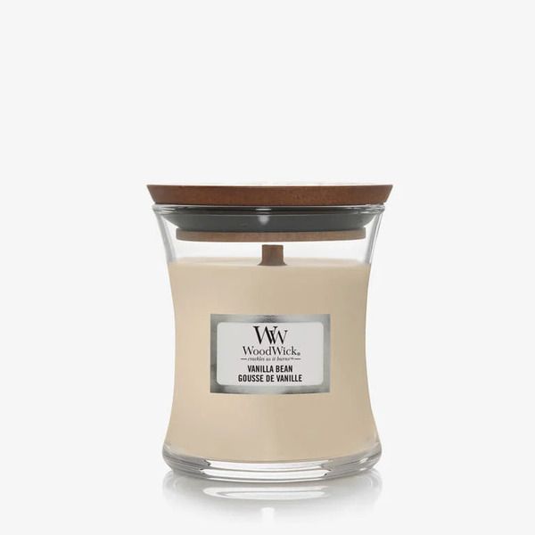  Woodwick Small Hourglass Candle - Vanilla Bean Universal 