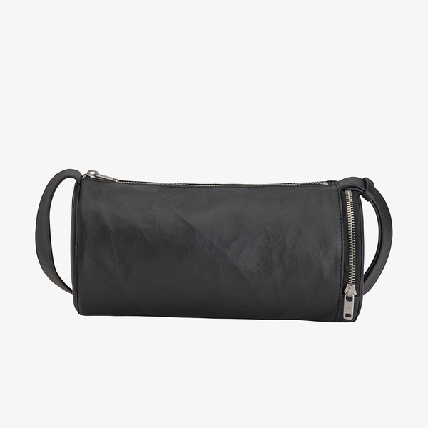  Bag Y-3 Leather Barrel Bag Black Universal 