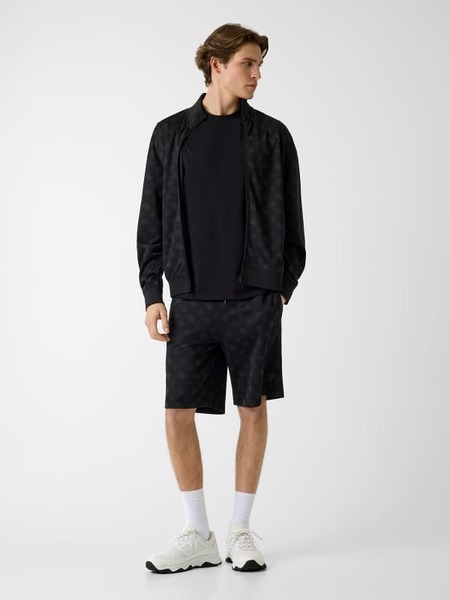  Guess All Over Logo Shorts 