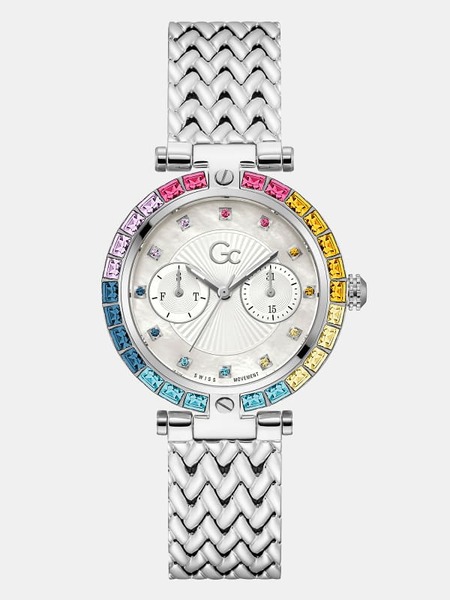  Guess Armbanduhr Gc Mit Quarzuhrwerk Aus Stahl 