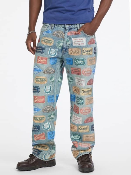  Guess Bedruckte Baggy Jeans 