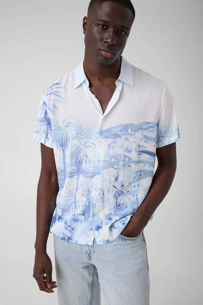  Guess Bedrucktes Hemd 