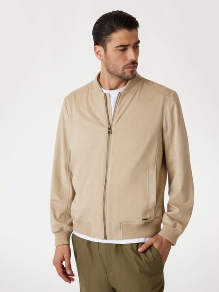  Guess Bomberjacke Velourslederimitat 