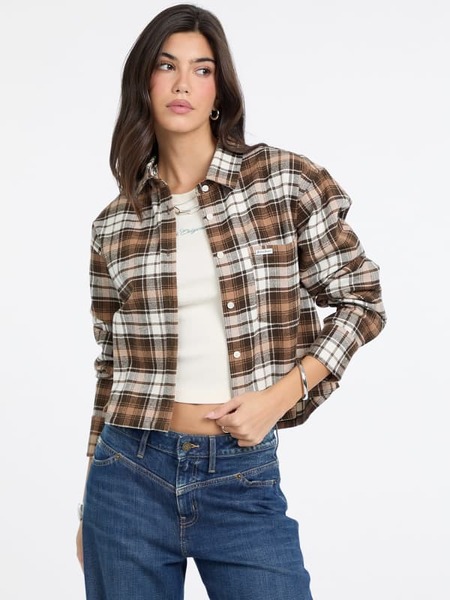  Guess Boxy Flanellbluse 