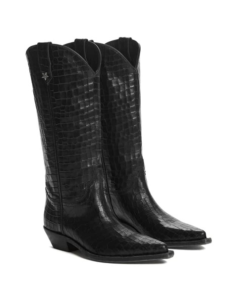  Guess Camperos-stiefel Echtleder 