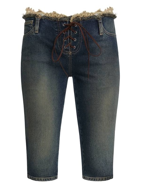  Guess Capri Jeans Schnürung 