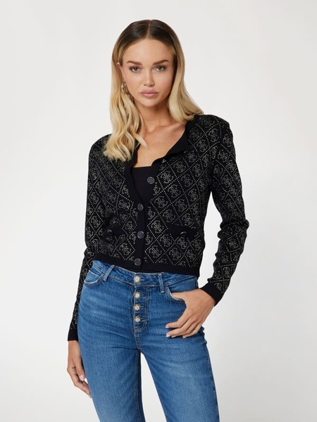  Guess Cardigan 4g-logo Strass 