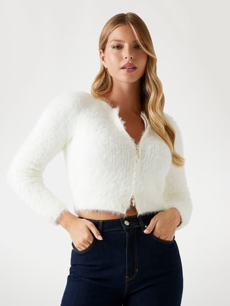  Guess Cardigan Mit Reißverschluss Vorn 