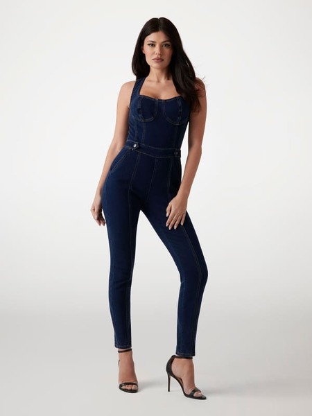  Guess Carla Denim Jumpsuit 