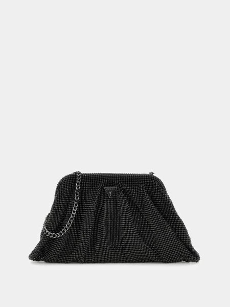  Guess Clutch Zalina Strass-netzstoff. 