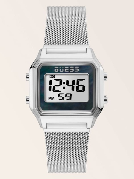  Guess Digitale Armbanduhr Stahl 