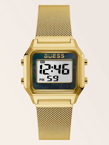  Guess Digitale Armbanduhr Stahl 