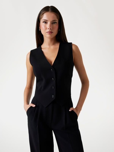  Guess Figurbetonte Creponweste 