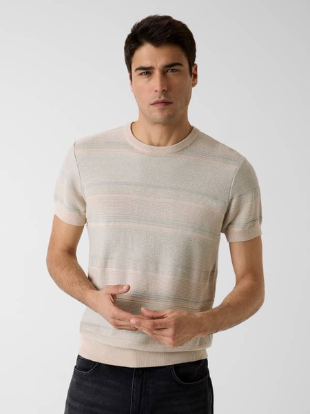  Guess Gestreifter Pullover 