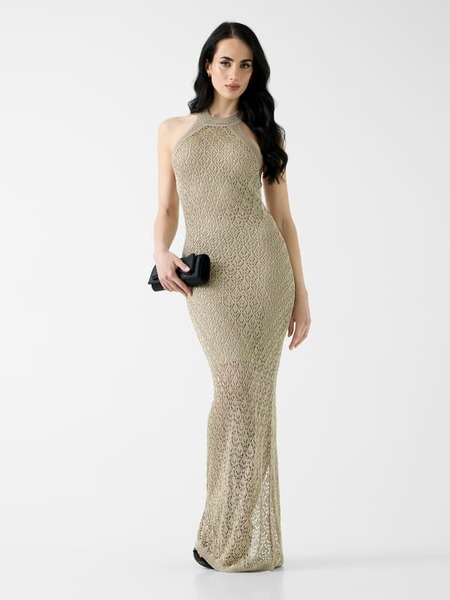  Guess Gestrickt Lang Dress 