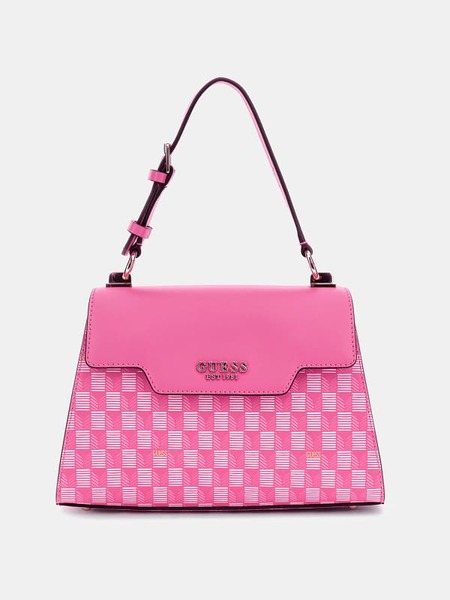  Guess Henkeltasche Hallie Geometrischer Print 