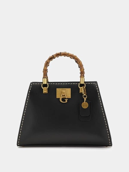  Guess Henkeltasche Stephi Mit Bambus-henkeln 
